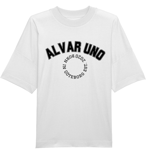 ALVAR UNO Oversize T-Shirt - white